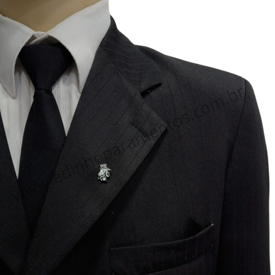 Pin Cabeça Bode Branca