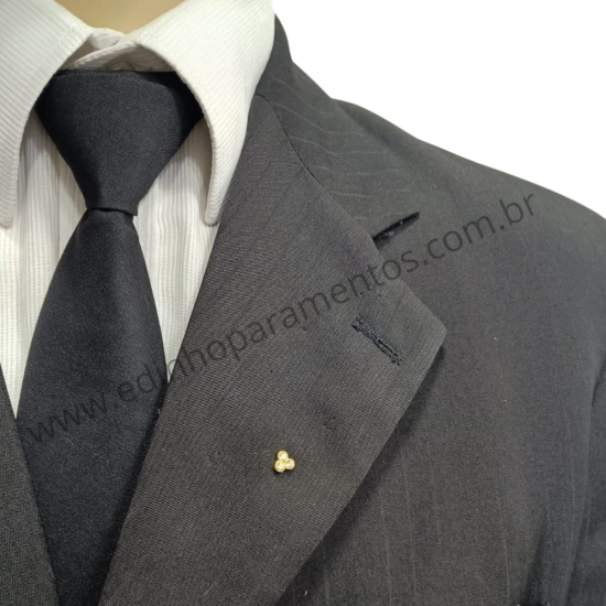 Pin Três Pontos Branco