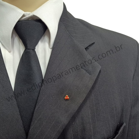 Pin Três Pontos Vermelho