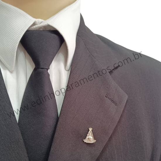 Pin Grau 14 Rito Escocês Prata