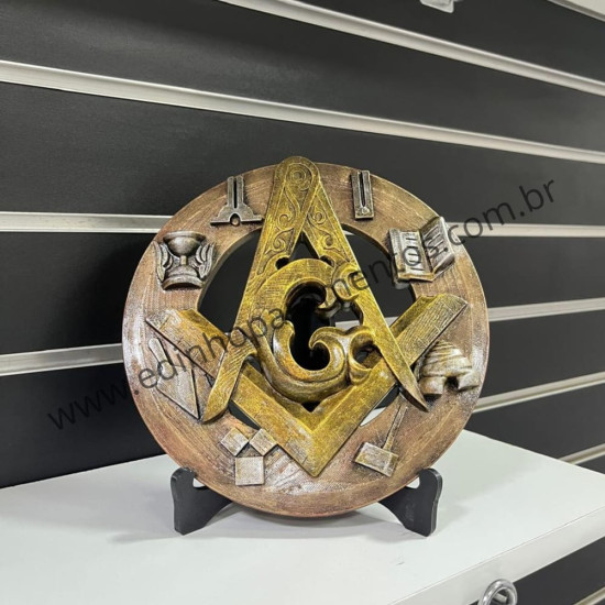 Selo Esquadro e Compasso...