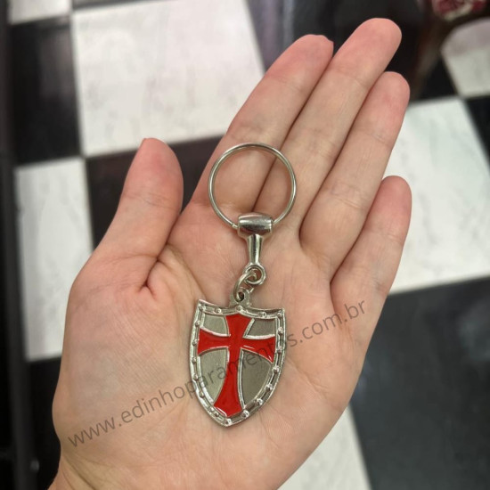 Chaveiro Escudo Templário...