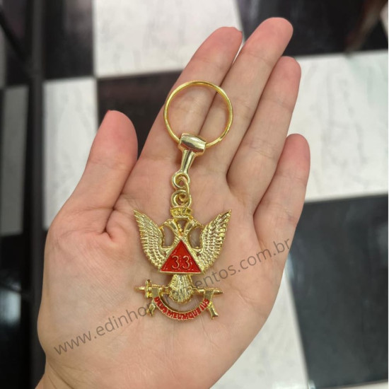 Chaveiro Águia Grau 33...