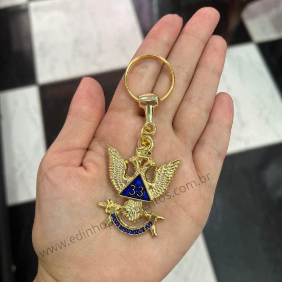 Chaveiro Águia Grau 33 Azul