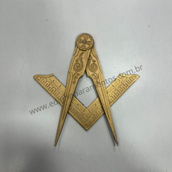 Esquadro e Compasso 3D