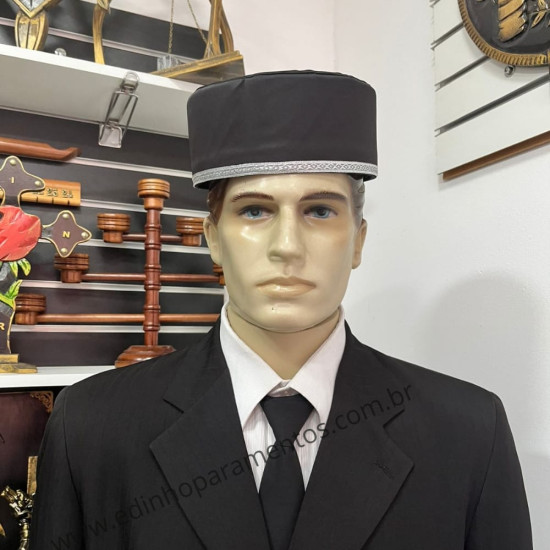 Barrete Preto com Prata  RA...